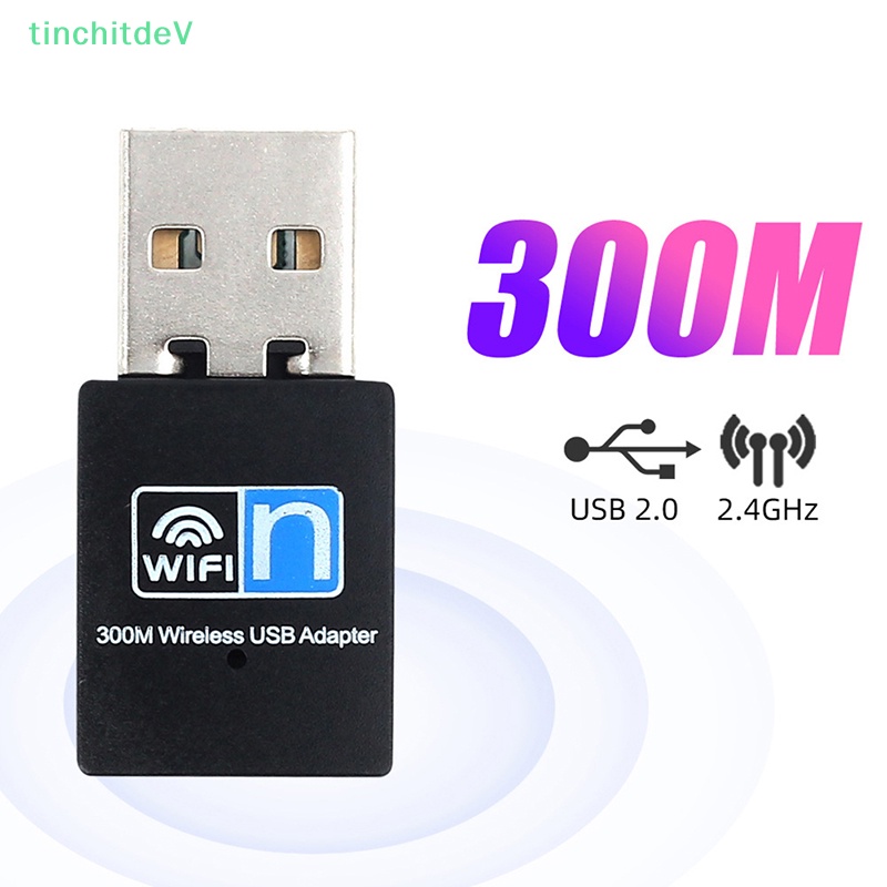 Usb Thu Sóng WiFi Chất Lượng Cao 300Mbps RTL8192 Chip WD-3505B Màu Đen 2.4GHz