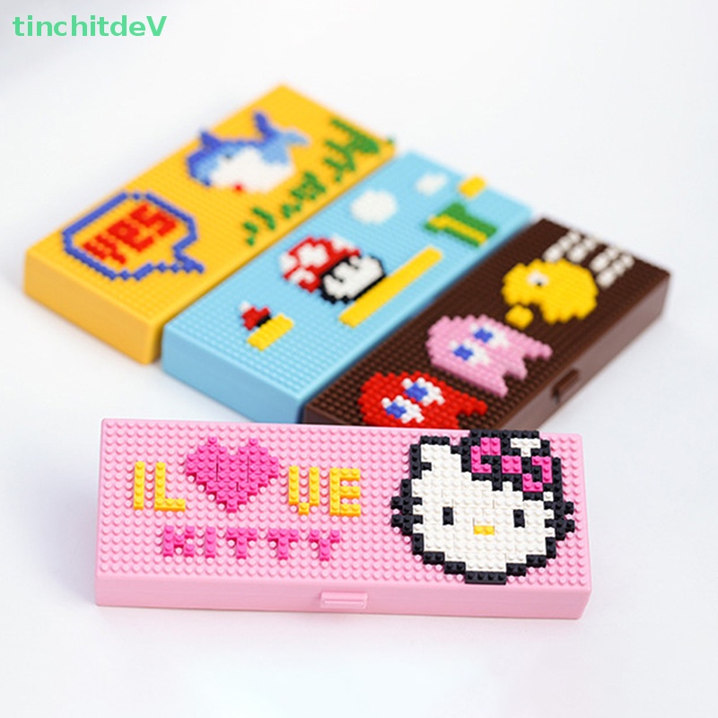 [TinchitdeV] Hộp Đựng Bút Chì Lắp Ráp Hình Hoạt Hình Kawaii Dễ Thương DIY Cho Học Sinh [Mới]