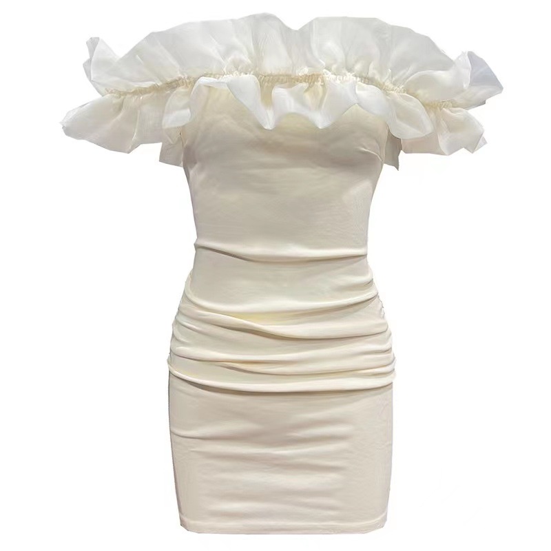 Áo Ống Mỏng Hở Vai Màu Trơn Thời Trang Mùa Hè Mới 2023 Dành Cho Bạn Nữ