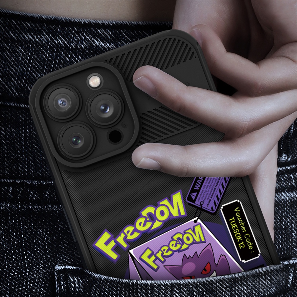 Ốp Điện Thoại Sợi Carbon Hình Pokemon Cho iphone 13 Pro MAX 13Pro 13ProMax 12 12ProMax 11 11Pro 11ProMax X XS MAX XR SE 2020 ip 7 8