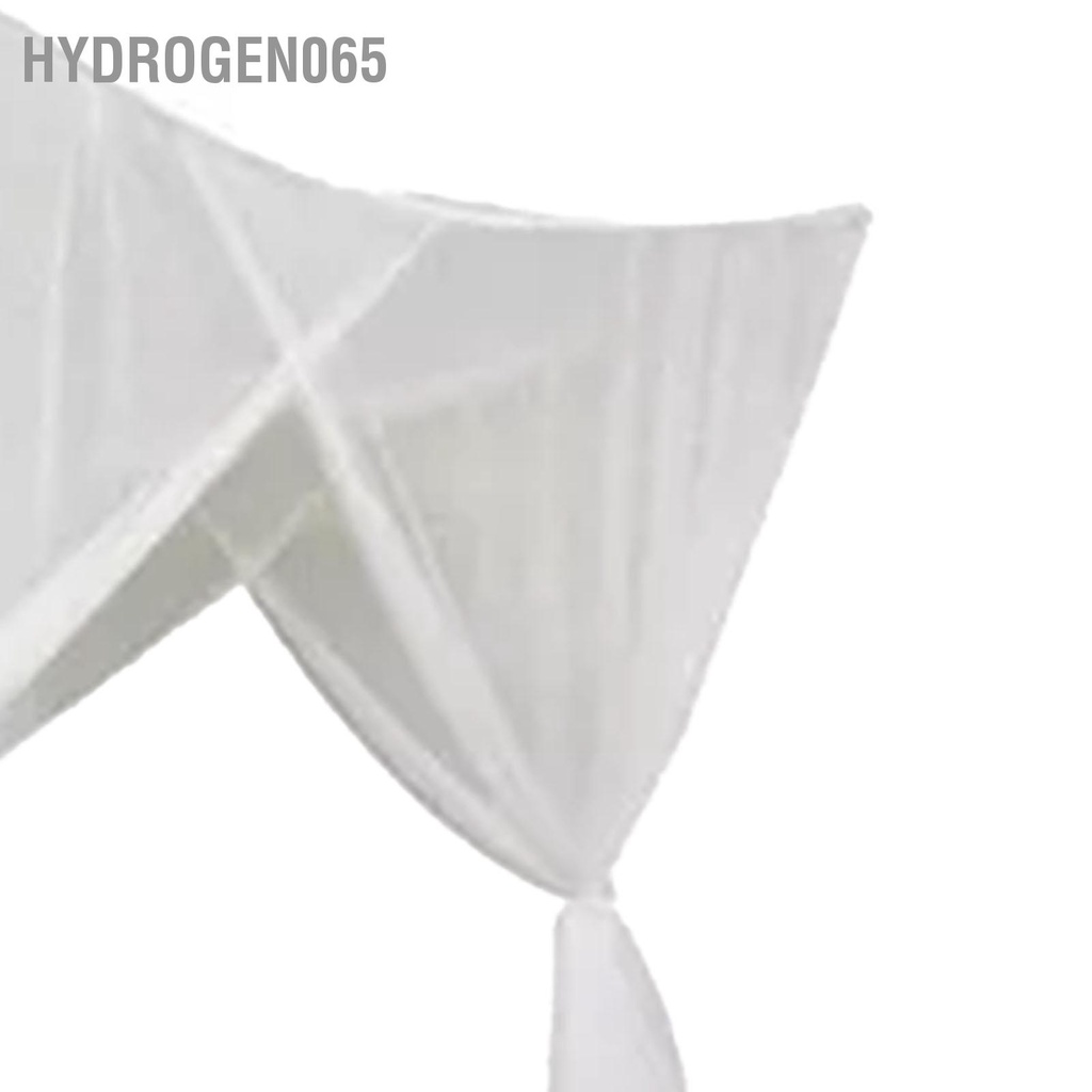 Hydrogen065 Tán giường vuông Polyester Bảo vệ hiệu quả 4 góc bền cho nhà trắng