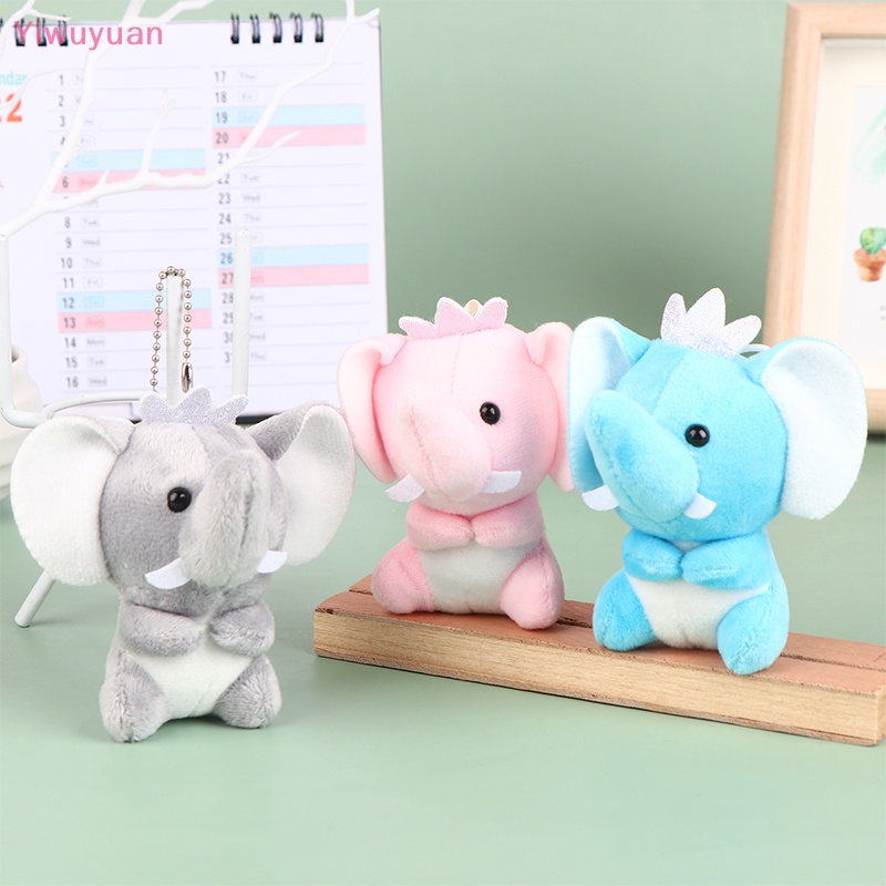 Móc Khóa Hình Voi Nhồi Bông Đáng Yêu Mới