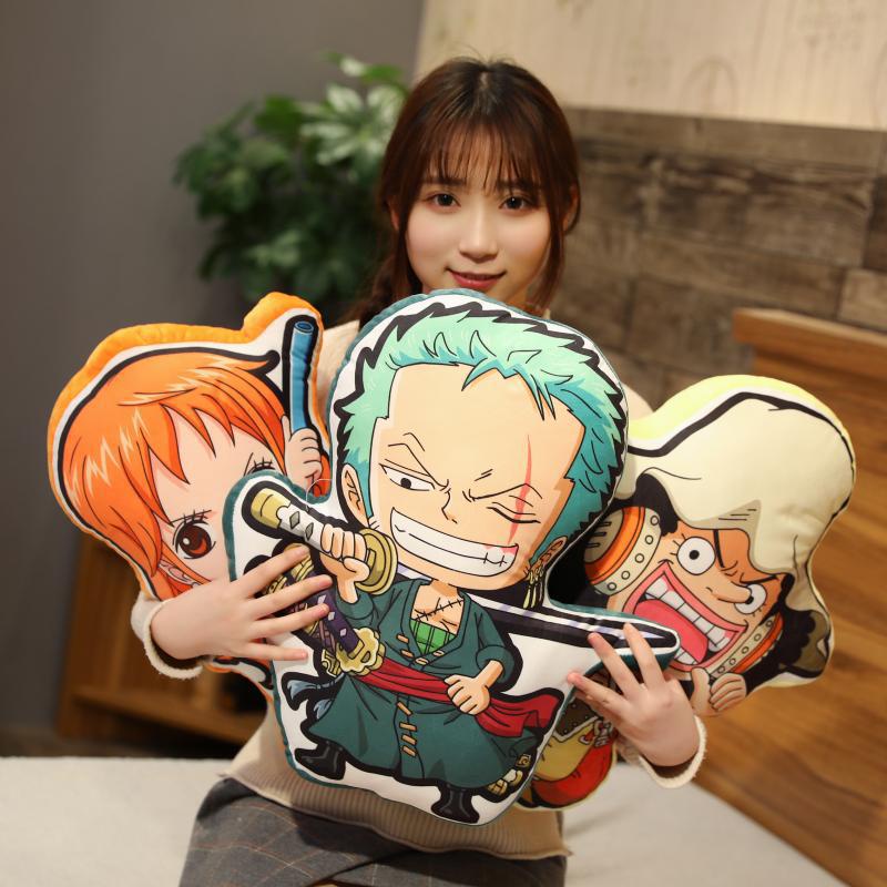 Thú Nhồi Bông Hình Nhân Vật Luffy Zoro Chopper Nami Trong Phim Hoạt Hình One Piece