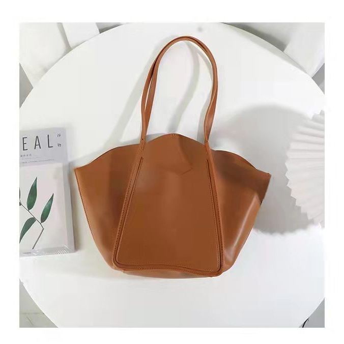 Túi Đeo Vai Sức Chứa Lớn Hình Cánh Hoa Tulip Độc Đáo Dễ Phối Đồ Cho Học Sinh