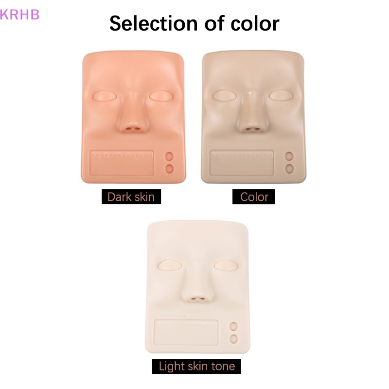 Mô Hình Đầu Ma Nơ Canh Luyện Tập Nối Mi Bằng Silicon Có Thể Tháo Rời KRHB Mới