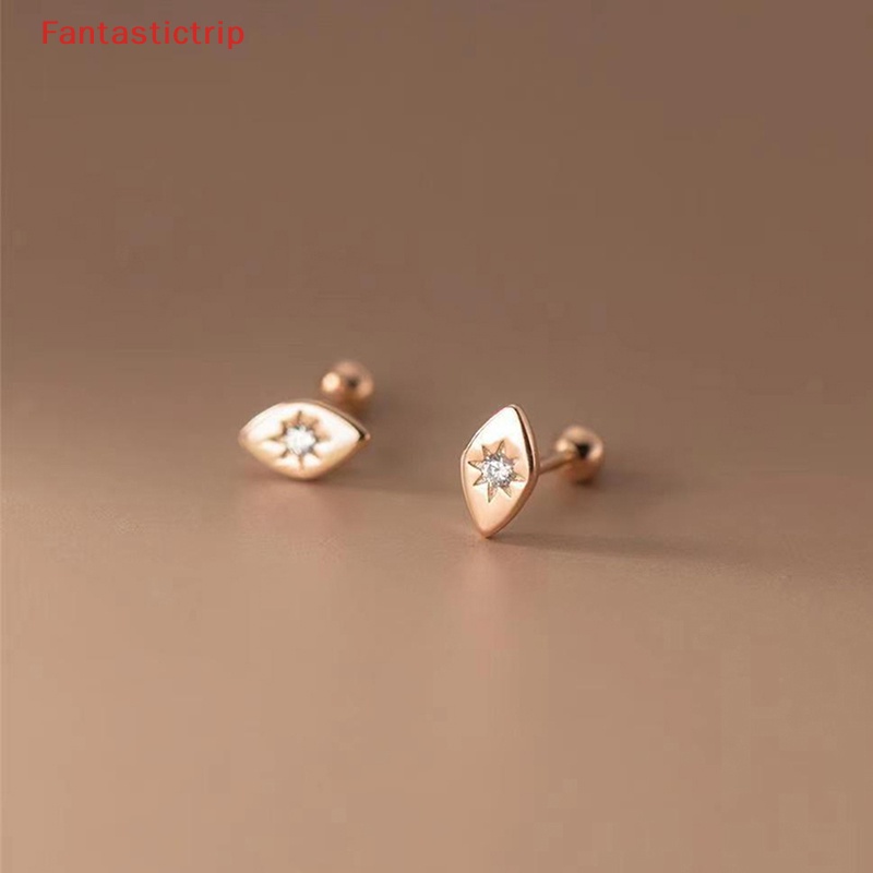 1 Đôi Khuyên Tai Đính Đá Zircon Thời Trang Dành Cho Nữ