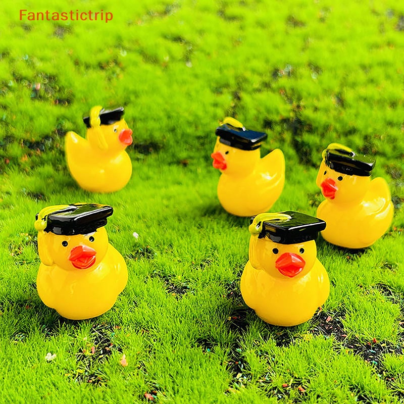 Đồ trang trí Vịt Mini Bằng Resin Dễ Thương Dùng Trang Trí Tiểu Cảnh
