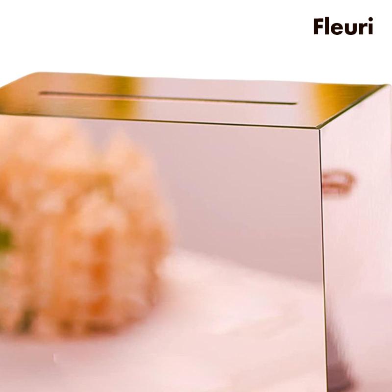 Hộp Đựng Thẻ Bằng Acrylic Siêu Bền Tiện Dụng Cho Sinh Nhật / Đám Cưới