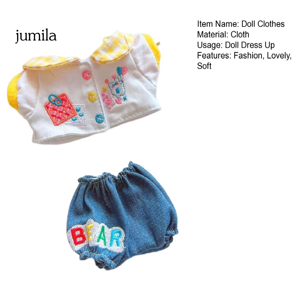 1 Bộ Quần Áo Cotton Dành Cho Búp Bê Dài 20cm