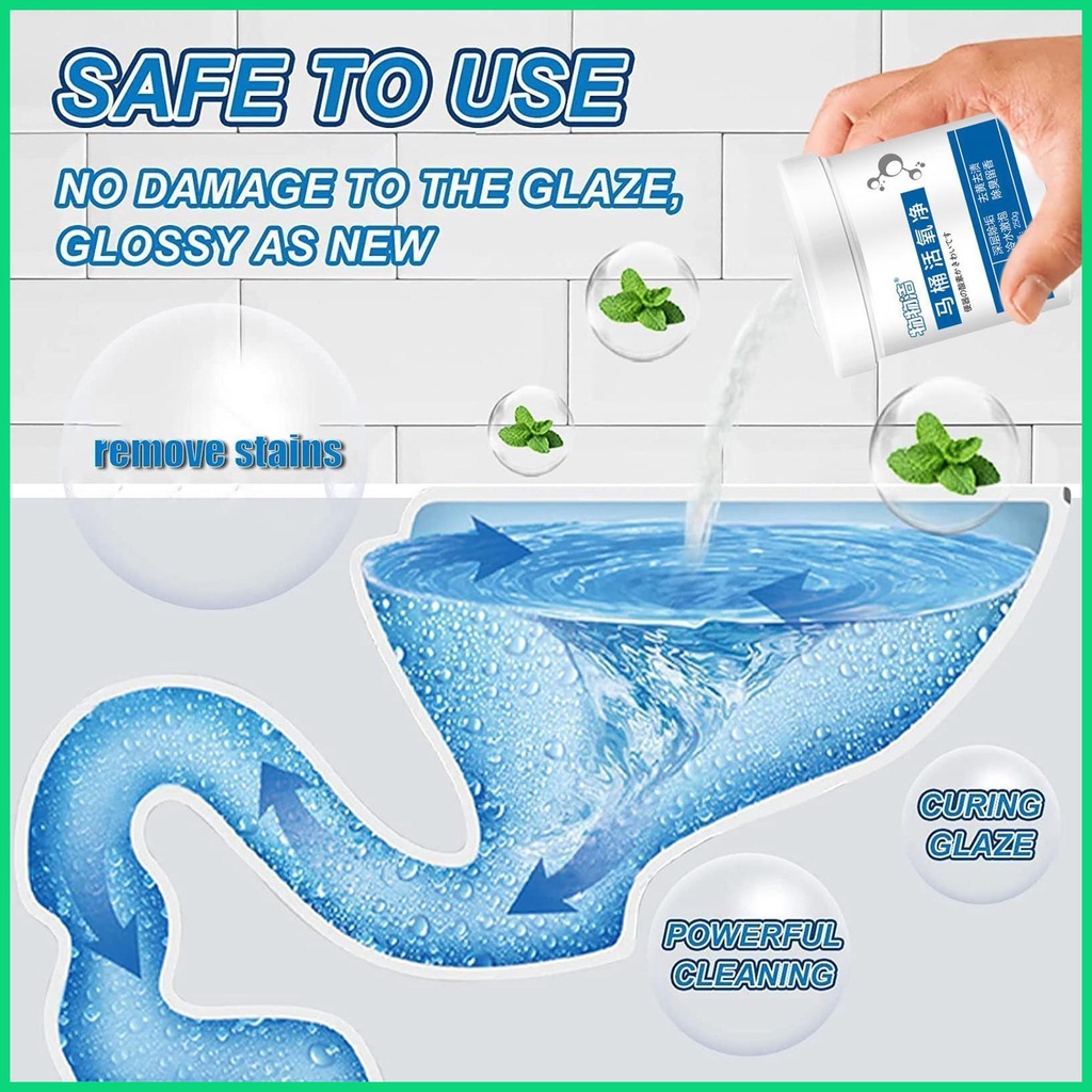 Chất Tẩy Rửa Toilet Làm Sạch Phòng Tắm Bằng Xốp Hoạt Tính Mạnh Mẽ jiwvn