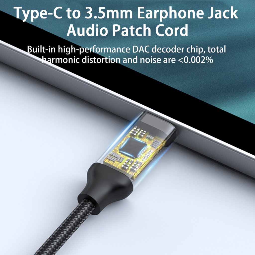 Cáp Chuyển Đổi Âm Thanh Type-C Sang 3.5mm HD Chuyên Dụng Cho Điện Thoại Thông Minh