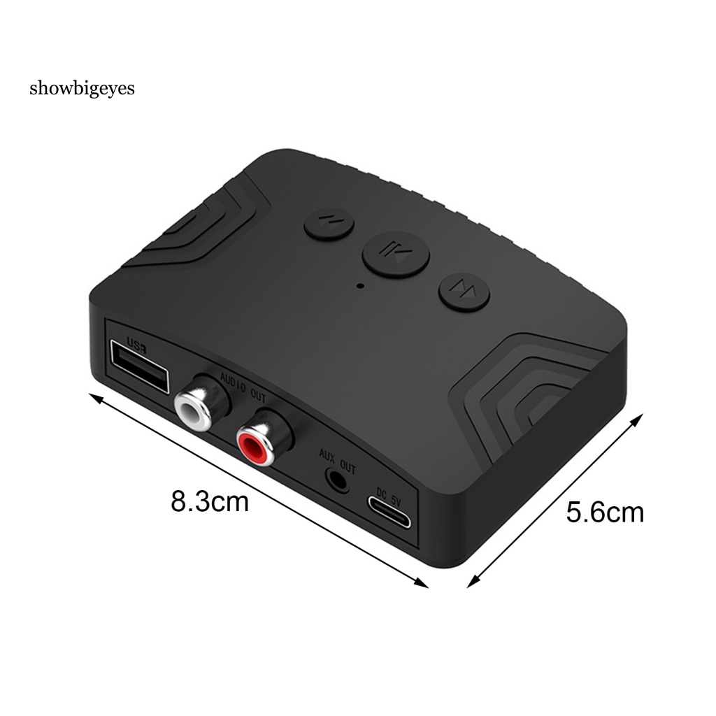 Bộ Chuyển Đổi Âm Thanh Bluetooth 5.3 AUX 10M Giao Diện Kép