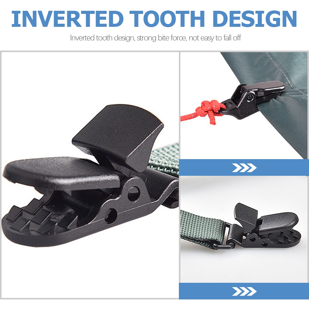 Set 20 Kẹp Cố Định Dây Lều Chống Gió Tiện Lợi