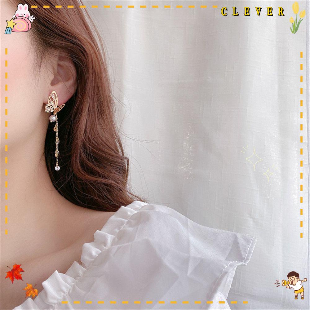 1 Đôi Bông Tai Tua Rua Dáng Dài Phong Cách Hàn Quốc Thời Trang Cho Nữ