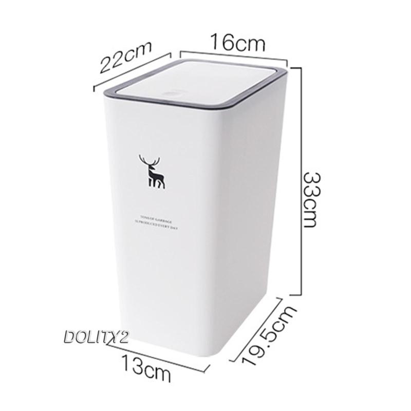 Thùng Rác 2 Ngăn Có Nắp Đậy Tiện Dụng Cho Gia Đình