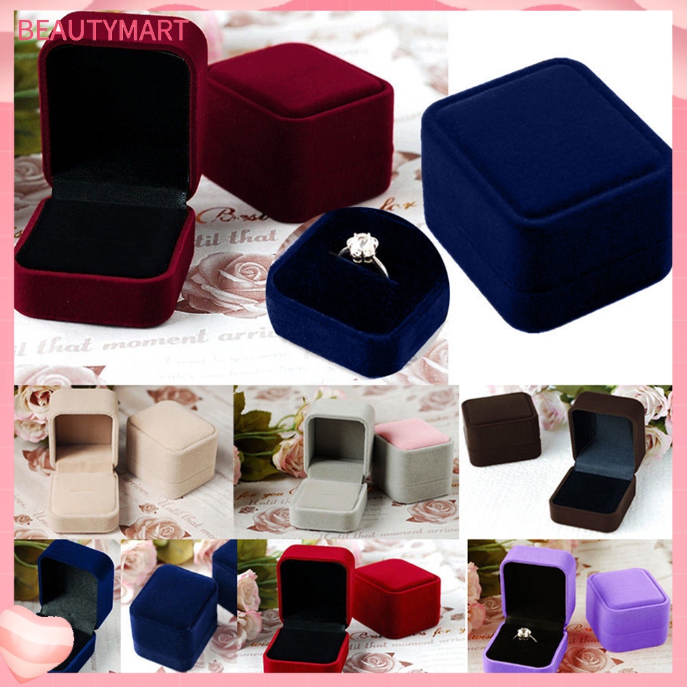 Hộp Đựng Trang Sức Hình Vuông Có Nắp Đậy Tiện Dụng