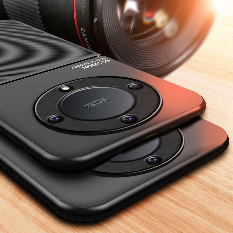 Ốp Điện Thoại Da Nhám Cho Huawei Honor X9A X8A X30 X9 5G X40 GT Magic 4 5 Lite