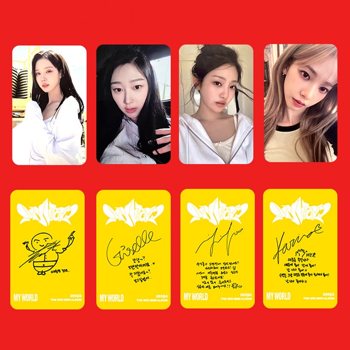 Set 4 Tấm Ảnh Lomo Card Nhóm Nhạc Kpop AM WM MK