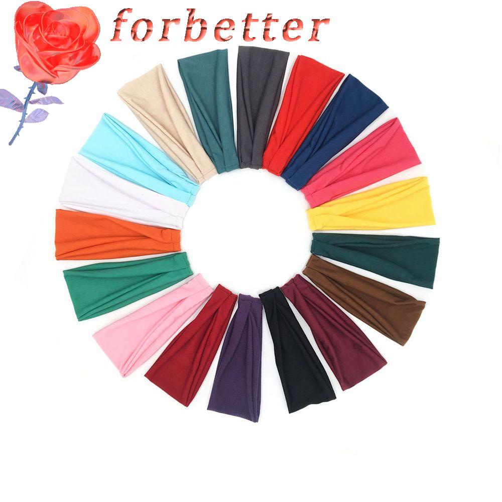 Băng Đô Thể Thao Dệt Kim Co Giãn Thắt Nút Bản Rộng Thời Trang