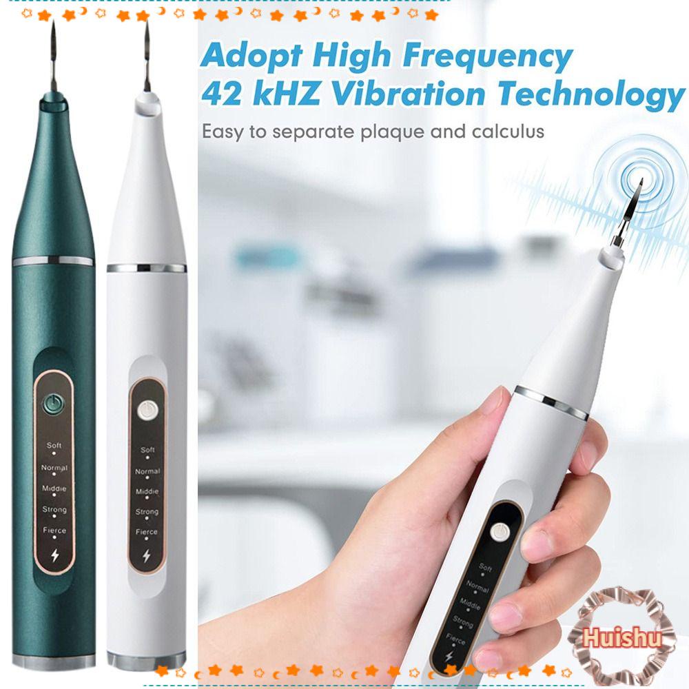 Dụng Cụ Làm Sạch Răng Có Đèn LED 5 Chế Độ Điều Chỉnh Được Tiện Dụng