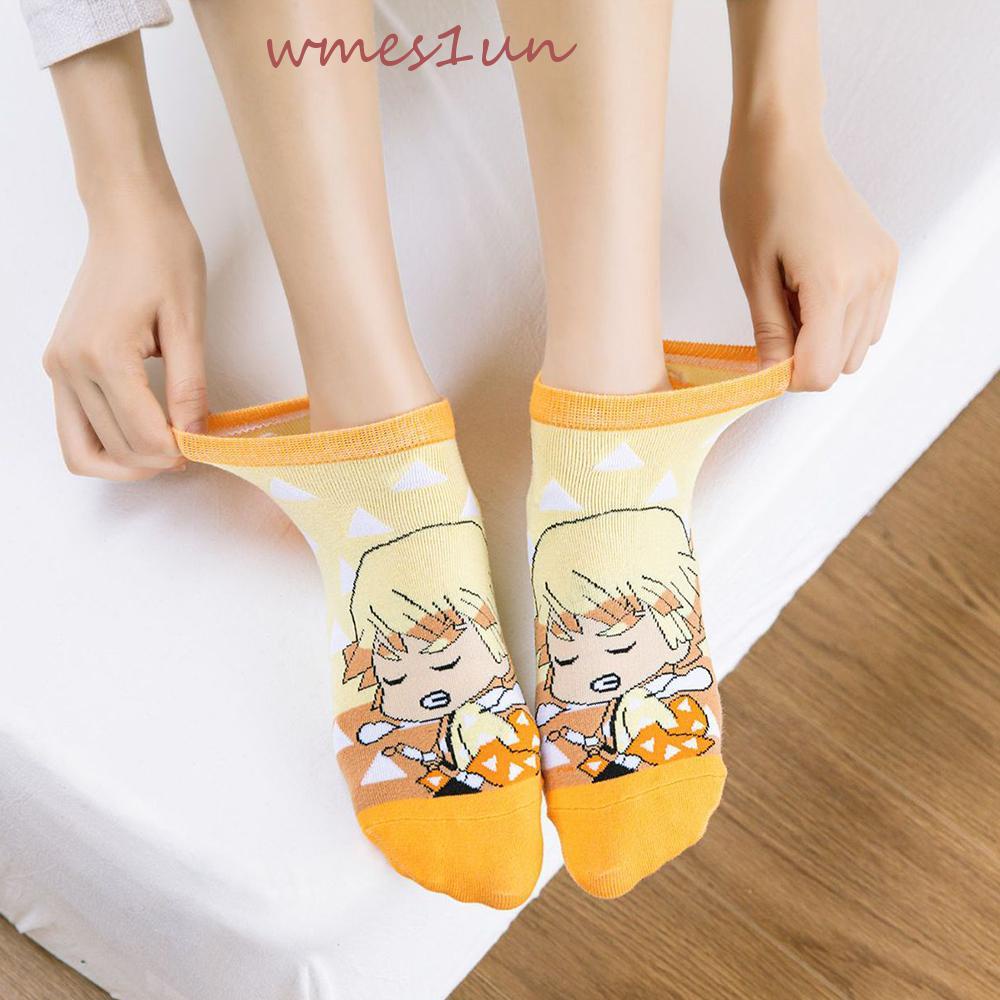 Vớ Cotton Ngắn In Họa Tiết Hoạt Hình Demon Slayer 15H