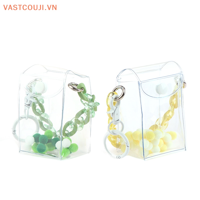 Móc Khóa Túi Xách VASTJI Bằng PVC Trong Suốt Tiện Dụng
