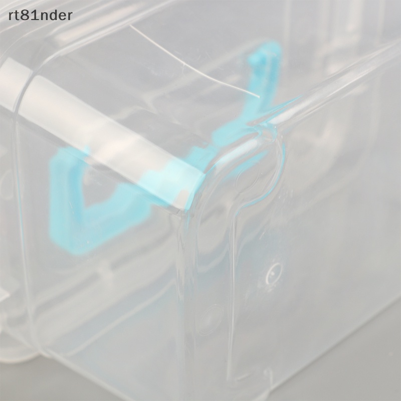 Rt Hộp Nhựa Mini Hình Vuông Trong Suốt Đựng Trang Sức