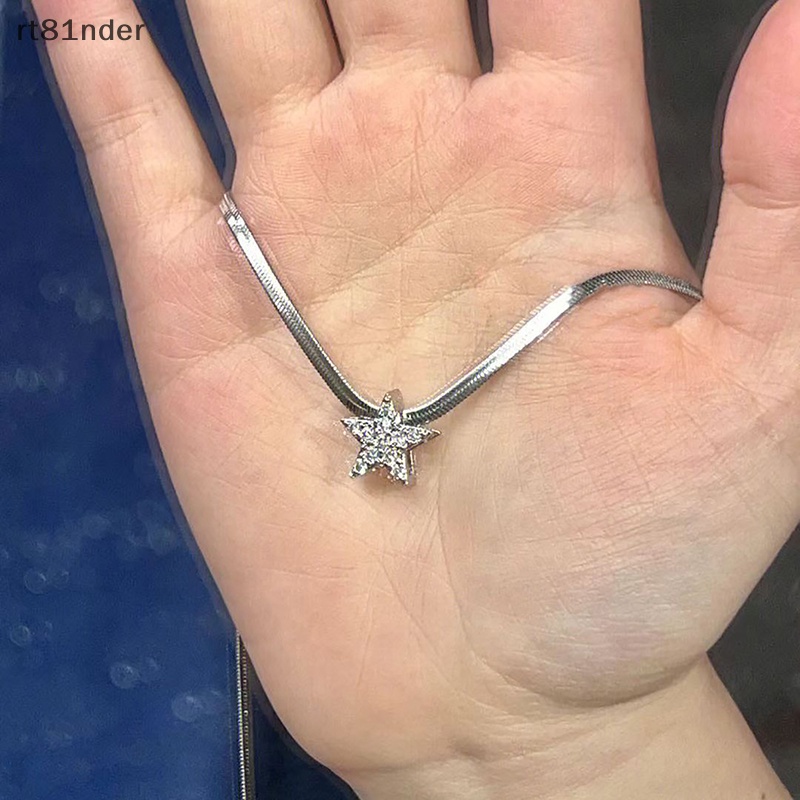 Rt Vòng Cổ Choker Hình Ngôi Sao Năm Cánh Đính Pha Lê Lấp Lánh Thời Trang Hàn Quốc Ngọt Ngào Cho Nữ Y2K n