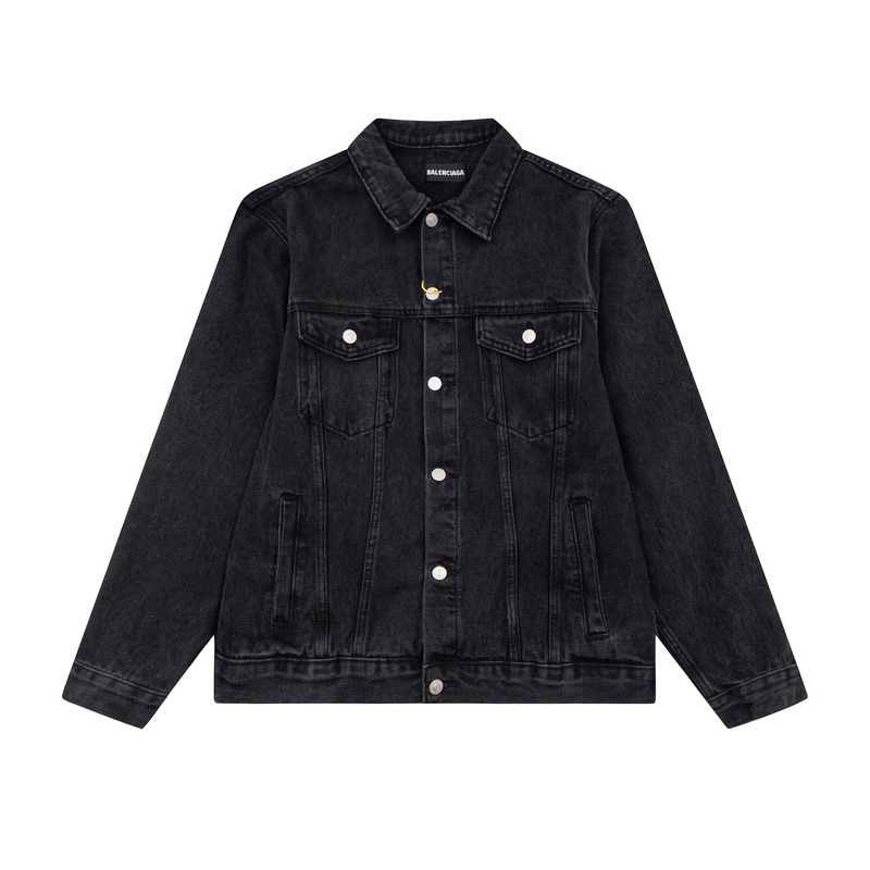 Áo Khoác denim Balenciaga Kỹ Thuật Số Thời Trang Đường Phố Cổ Điển Mới Nhất Ba-len88cia88-Trend Cho Nam Và Nữ Alikeky6