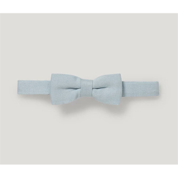 Set 3 món quần yếm xanh nhạt áo polo body + nơ