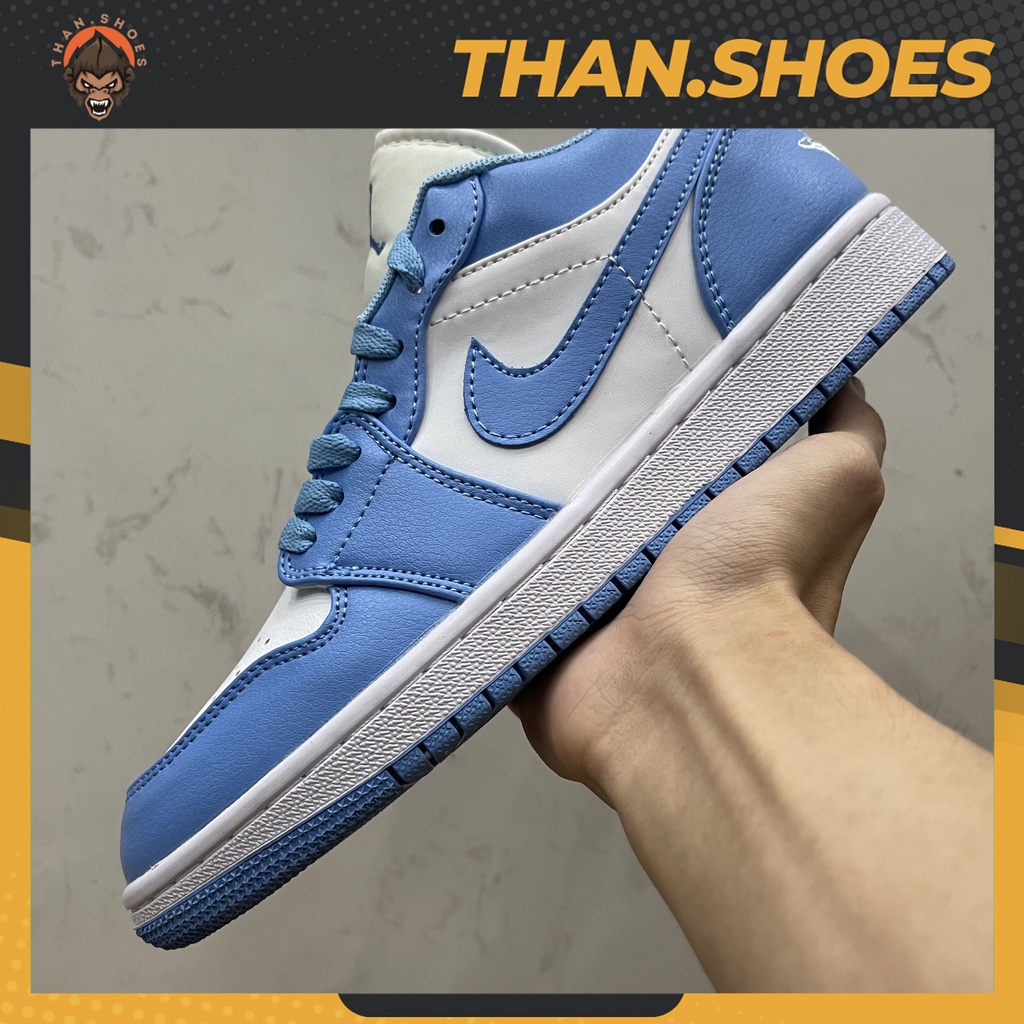 Giày JD1 Low UNC, JD1 Thấp Xanh Biển - Than.Shoes