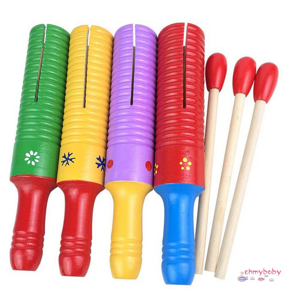 [Ready] Guiro Thread Nhạc cụ gõ trống vòng đơn nhỏ [Z/7]