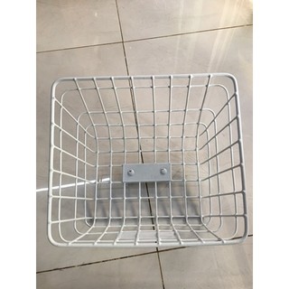 RỔ XE/ giỏ xe CHALY SỌC TRẮNG