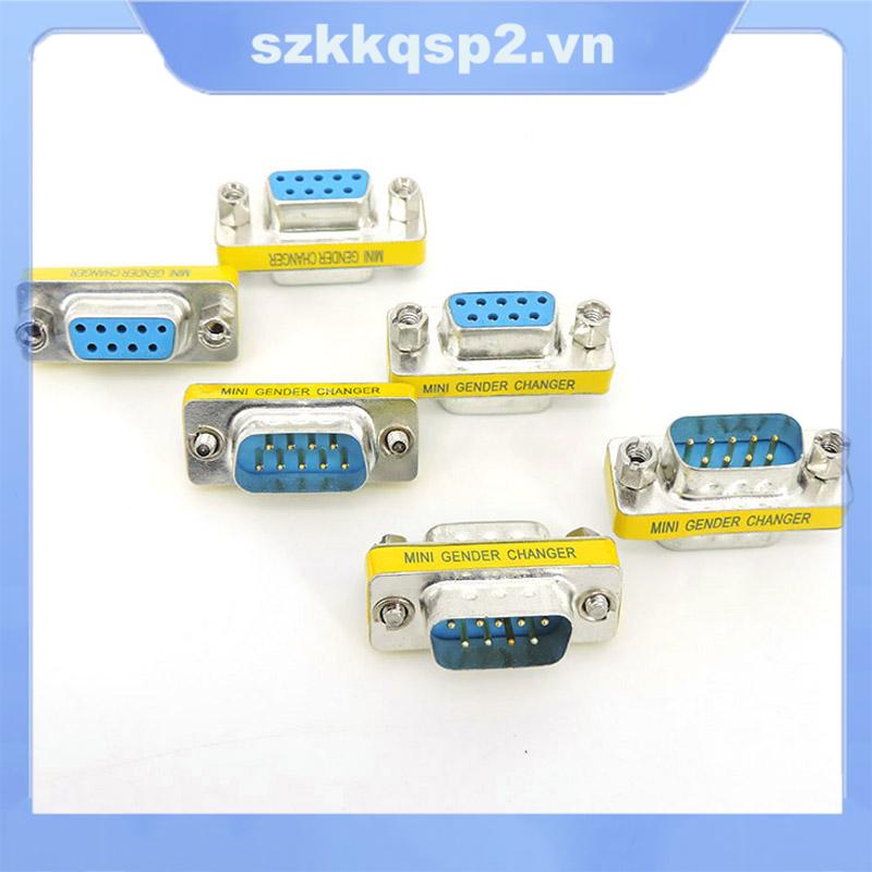 Đầu Nối Chuyển Đổi MINI RS232 Com D-Sub VGA 9pin Male Sang Female VNK2 DB9
