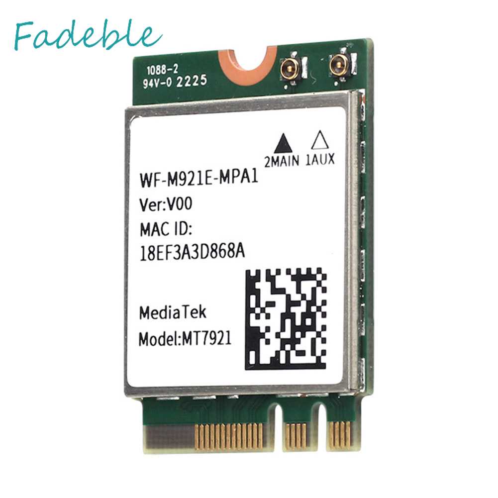 Thẻ Mạng Không Dây MT7921 1200Mbps Băng Tần Kép 2.4Ghz / 5Ghz Cho Laptop