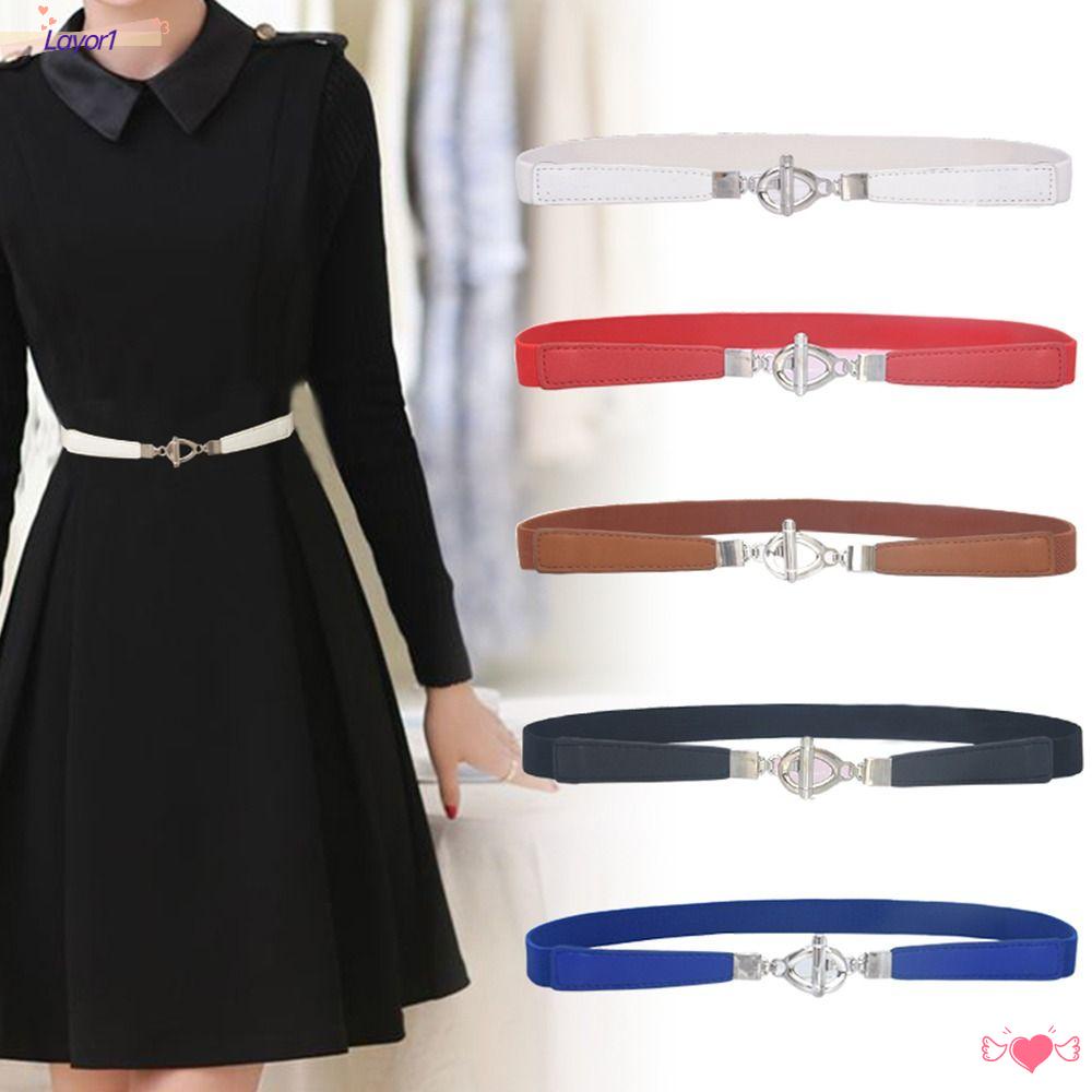 Thắt Lưng Khóa Kim Loại Co Giãn Tốt LAYOR1