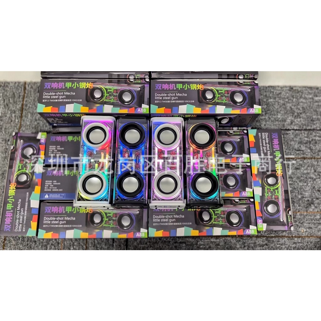 Mới Loa Bluetooth V8 5W Âm Thanh Siêu Trầm Không Dây Có Đèn Led Nhiều Màu