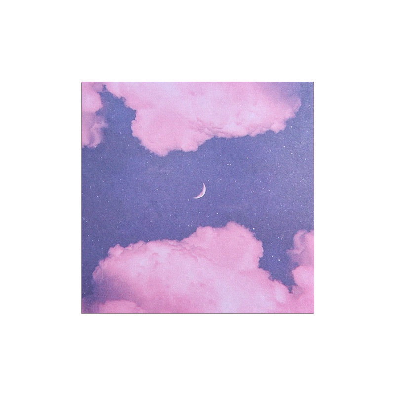 Set 80 Tờ Giấy Ghi Chú Họa Tiết Bầu Trời Sao Dễ Thương Có Thể Xé Ra Tiện Dụng Cho Học Sinh