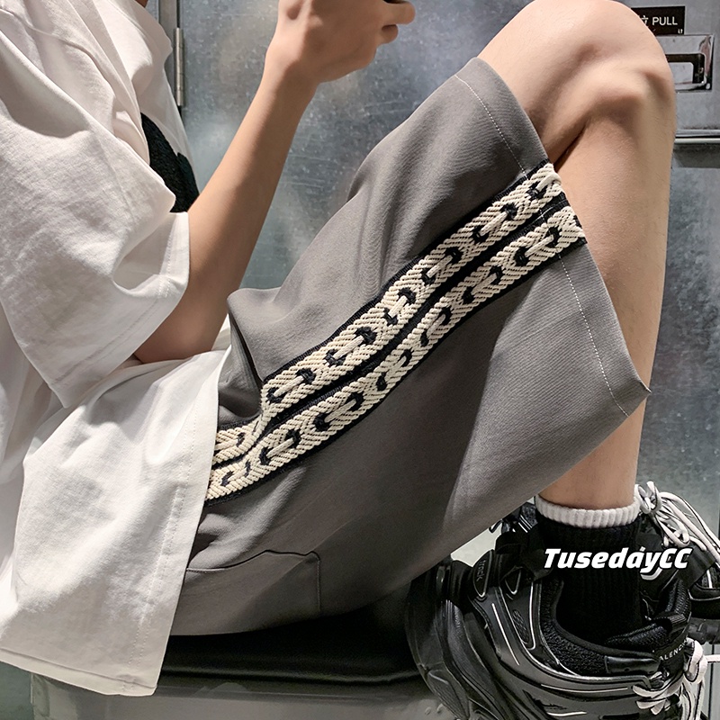 Quần Short Thể Thao Ống Rộng Size Lớn Thời Trang Đường Phố Mùa Hè Cho Nam