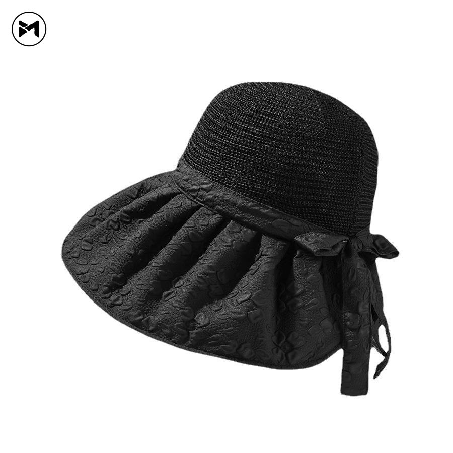 Nón Vành Rộng Thoáng Khí Dập Nổi Ba Chiều Phong Cách Hàn Quốc Hàng Mới 2023