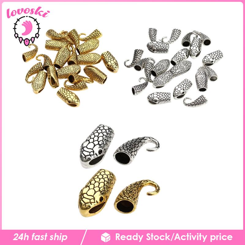 Set 10 Đầu Rắn Bện Vòng Tay DIY Thời Trang Cho Nữ