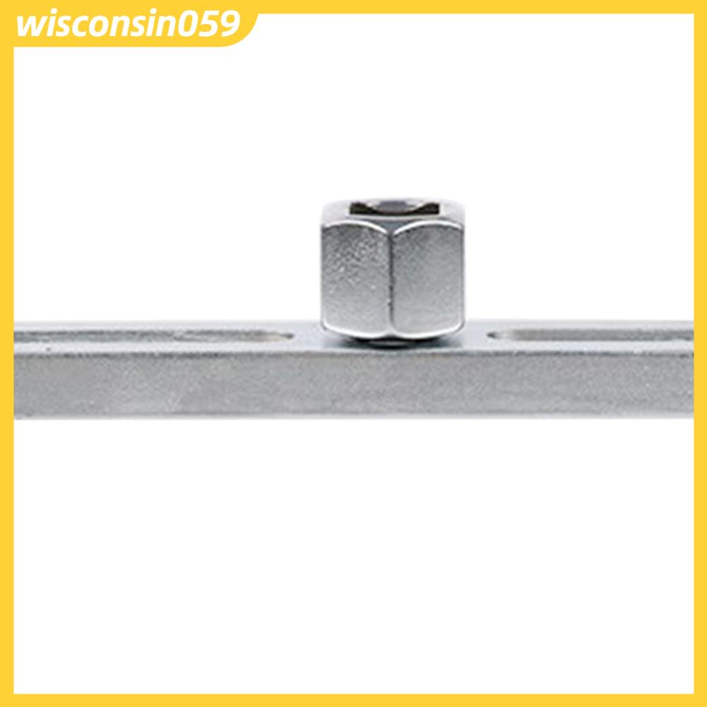 Wisconsin059 Bơm Nhiên Liệu Cờ Lê Thép Chrome Vanadium Đa Năng Có Thể Điều Chỉnh Dụng Cụ Tháo Nắp Bình Tẩy Trang