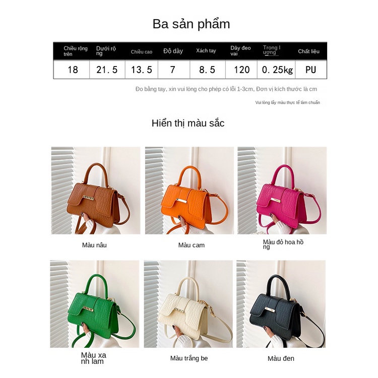 Túi Đeo Chéo Bằng Da Thiết Kế Giản Dị Thời Trang