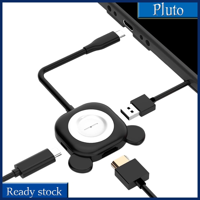 Mới Bộ HUB Chia Cổng USB 3.0 Type-C Sang Cổng USB 3.0 Tương Thích Với Máy Tính / Laptop 4k 60hz PD