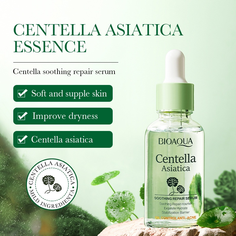 Serum BIOAOUA Centella Asiatica Dưỡng Ẩm Hydrat Hóa Và Làm Dịu Da 30ml