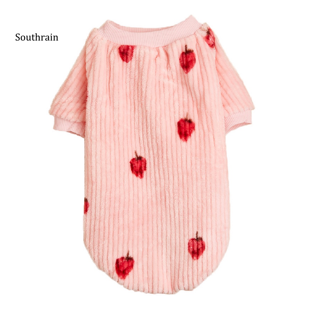 Áo Khoác Polyester In Họa Tiết Hoạt Hình Chống Mài Mòn Thời Trang Thu Đông Cho Thú Cưng