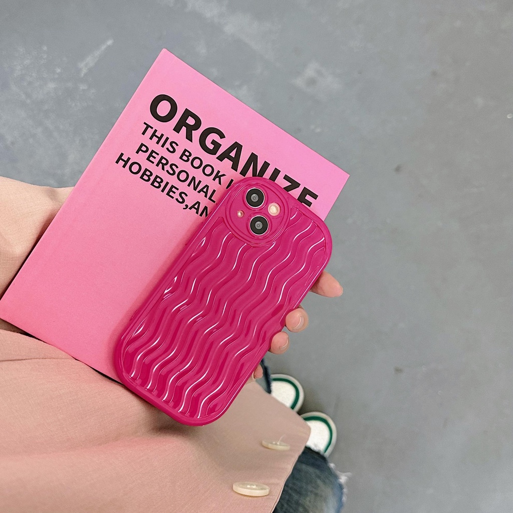 Ốp Điện Thoại TPU Silicon Mềm Chống Sốc Màu Trơn Bảo Vệ Ống Kính Máy Ảnh Cho iPhone 13 12 11 Pro Max 14 Plus