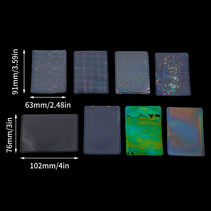 Set 10 Bao Đựng Thẻ Tín Dụng / Xe Buýt Bằng PVC Xo94Bsyu