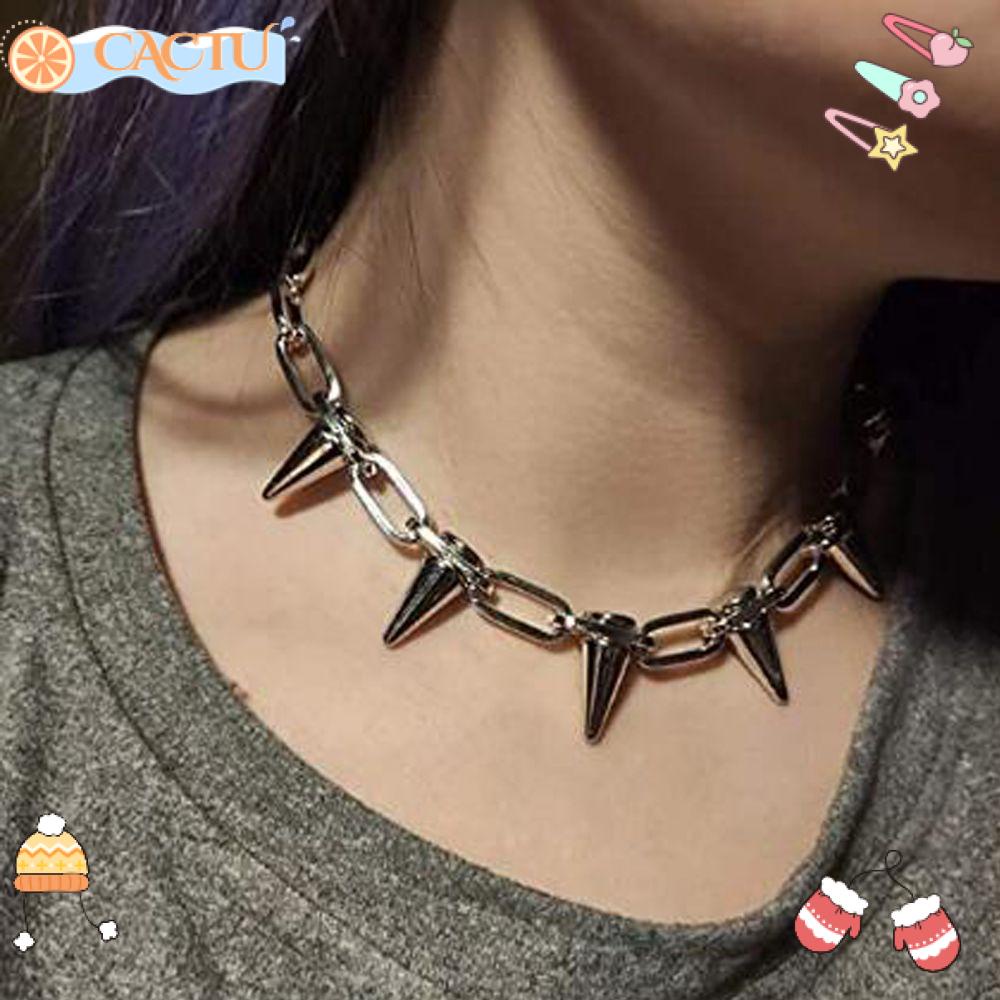Vòng Cổ Choker Đính Đinh Tán Phong Cách Hip Hop Harajuku Thời Trang Cho Nam Và Nữ