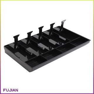 Lightweight Easy Install 5 Grids Money Tray Store Cash Drawer Security Register Storage Box Coin Insert